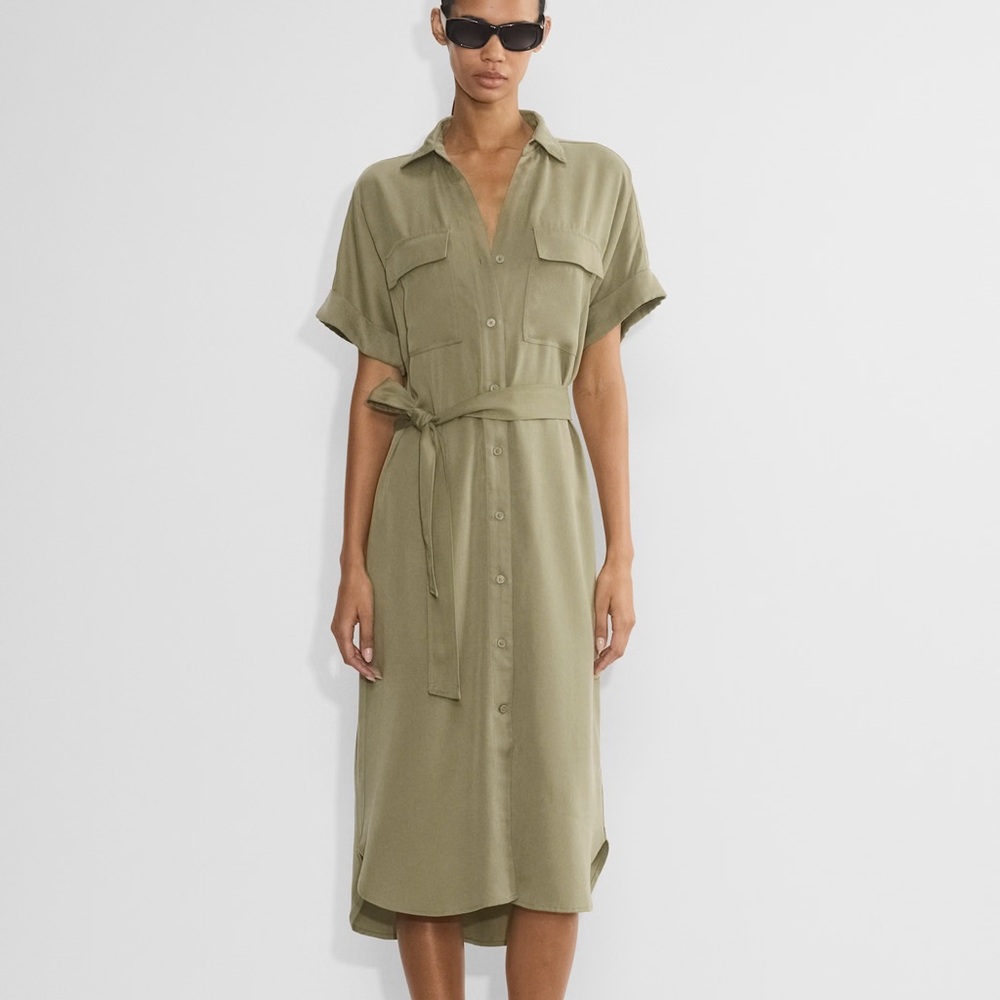 Aritzia Babaton Network Dress in Sundried Olive Size XS